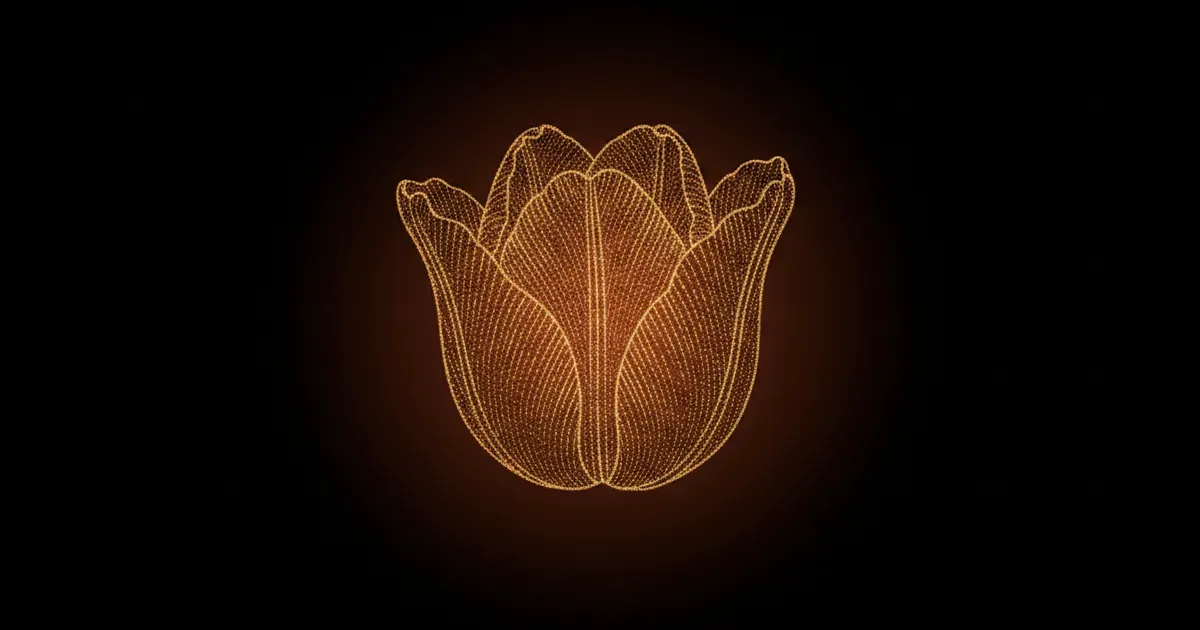 Tricomoníase — flor delicada em line art dourada sobre fundo escuro, capa editorial